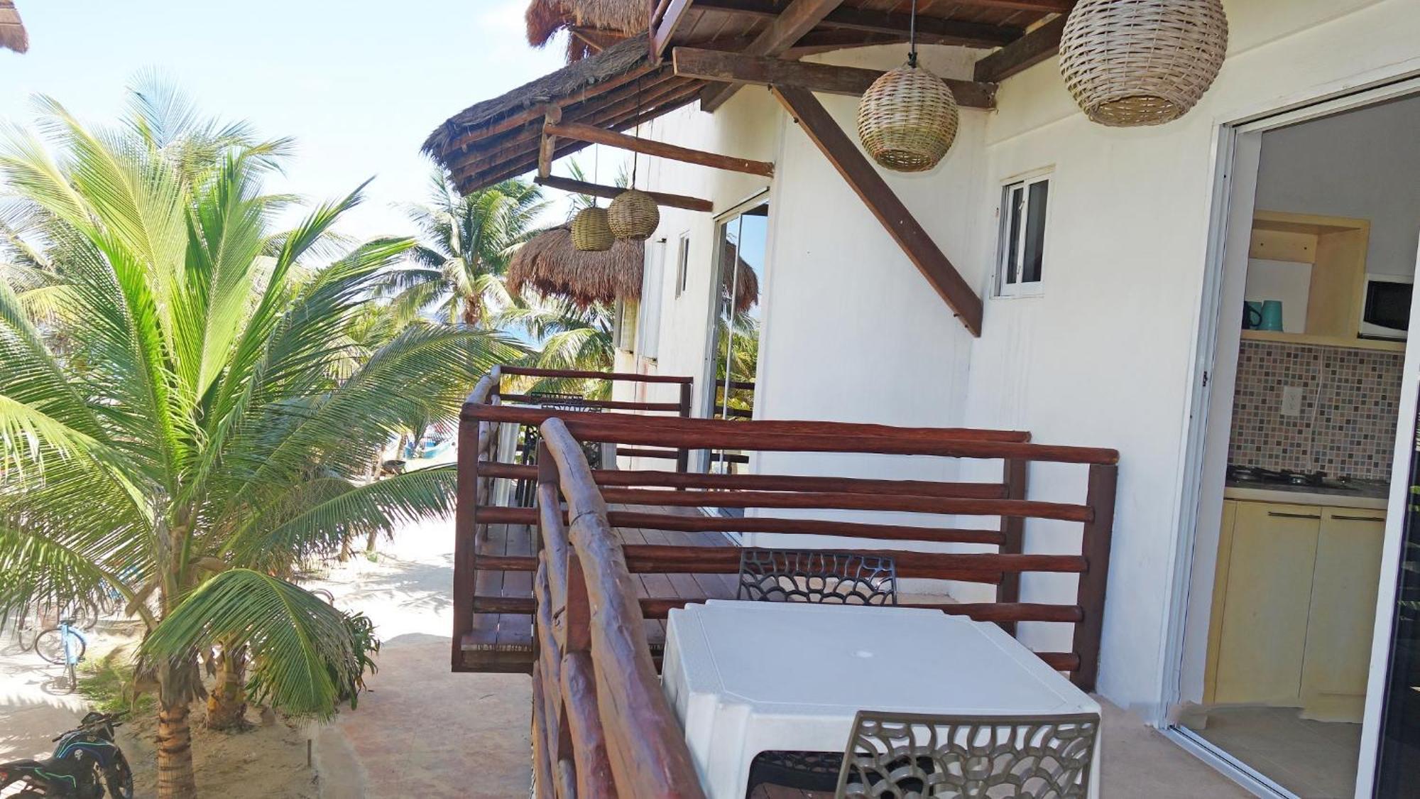 El Fuerte Beach Apartments Mahahual Cameră foto